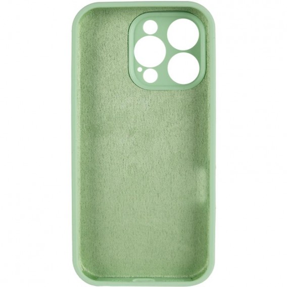 Чохол Silicone Case Full Camera Protective (AA) для Apple iPhone 16 Pro Max (6.9") Зелений / Pistachio