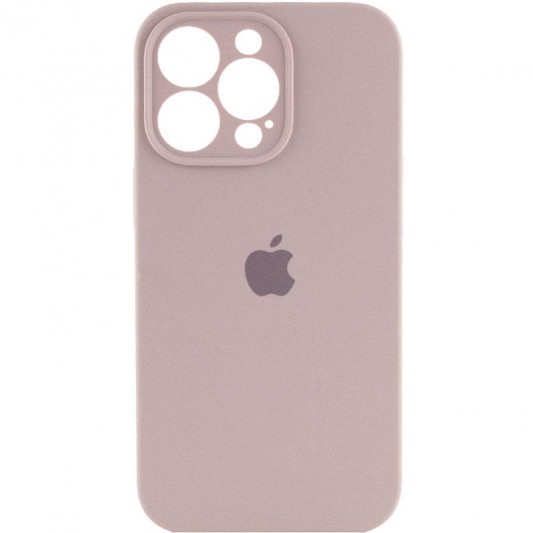 Чехол Silicone Case Full Camera Protective (AA) для Apple iPhone 16 Pro Max (6.9") Серый / Lavender