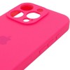 Чехол Silicone Case Full Camera Protective (AA) для Apple iPhone 16 Pro Max (6.9 дюйма) Розовый / Barbie pink