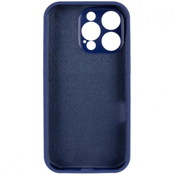 Чохол Silicone Case Full Camera Protective (AA) для Apple iPhone 16 Pro Max (6.9") Синій / Deep navy