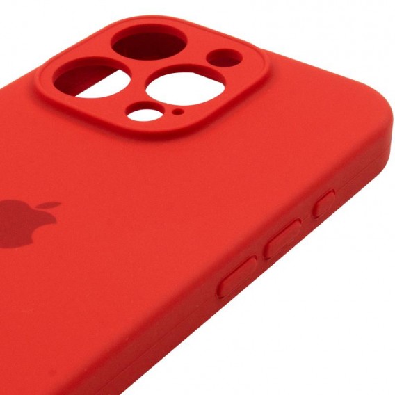 Чохол для iPhone 16 Pro Max Silicone Case Full Protective (Red)