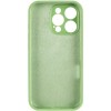 Чехол Silicone Case Full Camera Protective (AA) для Apple iPhone 16 Pro Max (6.9 дюйма) Мятный / Mint