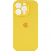 Чехол Silicone Case Full Camera Protective (AA) для Apple iPhone 16 Pro Max (6.9") Желтый / Yellow
