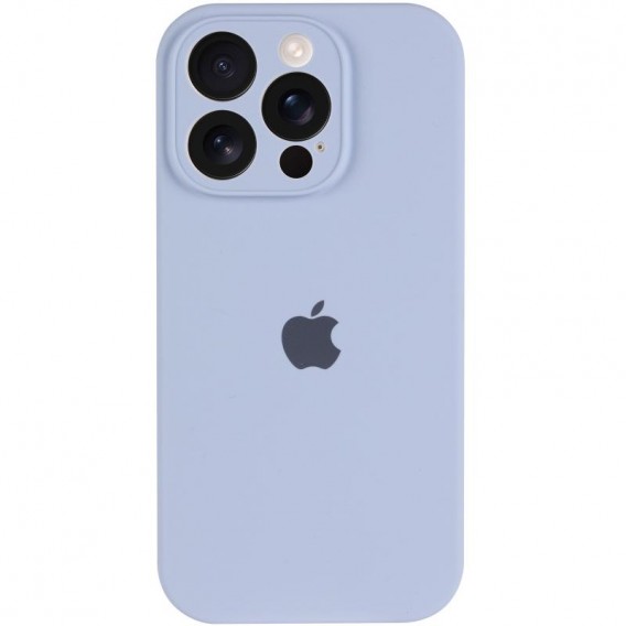 Чохол Silicone Case Full Camera Protective (AA) для Apple iPhone 16 Pro Max (6.9") Блакитний / Lilac Blue