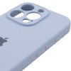 Чохол Silicone Case Full Camera Protective (AA) для Apple iPhone 16 Pro Max (6.9") Блакитний / Lilac Blue