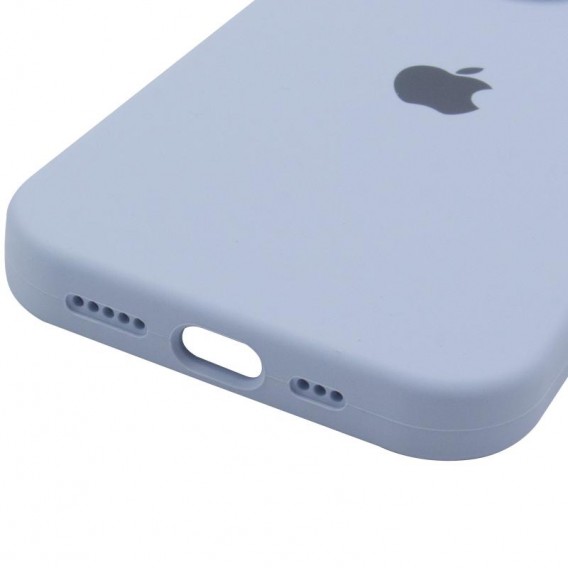 Чохол Silicone Case Full Camera Protective (AA) для Apple iPhone 16 Pro Max (6.9") Блакитний / Lilac Blue