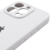 Чохол для iPhone 16 Pro Max Silicone Case Full Protective (White)