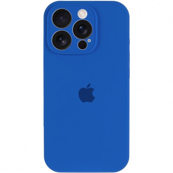 Чохол Silicone Case Full Camera Protective (AA) для Apple iPhone 16 Pro Max (6.9") Синій / Capri Blue