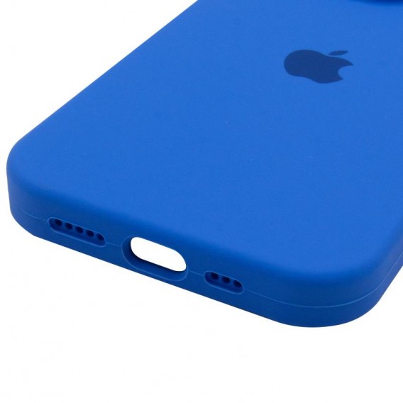 Чохол Silicone Case Full Camera Protective (AA) для Apple iPhone 16 Pro Max (6.9") Синій / Capri Blue