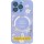 TPU+PC чехол Secret Garden with MagSafe для Apple iPhone 16 (6.1") Lilac