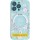 TPU+PC чехол Secret Garden with MagSafe для Apple iPhone 16 (6.1") Mint