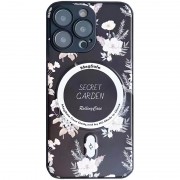 TPU+PC чохол Secret Garden with MagSafe для Apple iPhone 16 Pro (6.3") Black