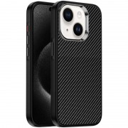 Чохол TPU+PC Carbon with MagSafe для Apple iPhone 13 (6.1"), Black