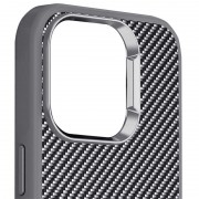 Чехол TPU+PC Carbon with MagSafe для Apple iPhone 13 (6.1"), Grey