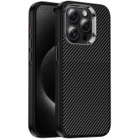 Чохол TPU+PC Carbon with MagSafe для Apple iPhone 13 Pro (6.1"), Black