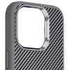 Чехол TPU+PC Carbon with MagSafe для Apple iPhone 14 (6.1"), Grey