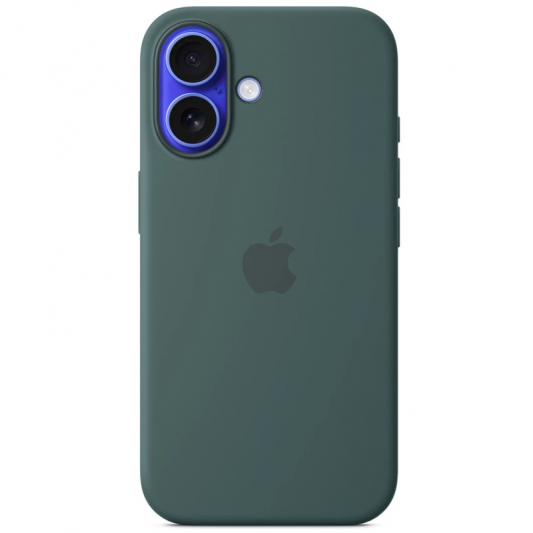 Чехол Silicone case (AAA) with Magsafe and Animation для Apple iPhone 16 (6.1") Lake Green - изображение 1