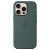 Чохол Silicone case (AAA) full with Magsafe and Animation для Apple iPhone 16 Pro Max (6.9"), Lake Green