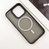 TPU+PC чохол Blueo Skin Friendly Frosted with MagSafe для Apple iPhone 13 Pro Max (6.7"), Чорний