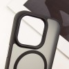 TPU+PC чохол Blueo Skin Friendly Frosted with MagSafe для Apple iPhone 13 Pro Max (6.7"), Чорний
