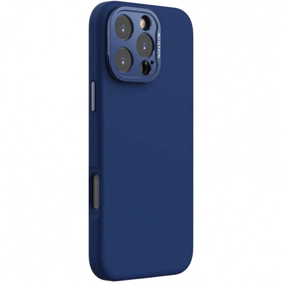 Чехол Silicone Nillkin LensWing Prop Magnetic для Apple iPhone 16 Pro (6.3"), Синий / Blue