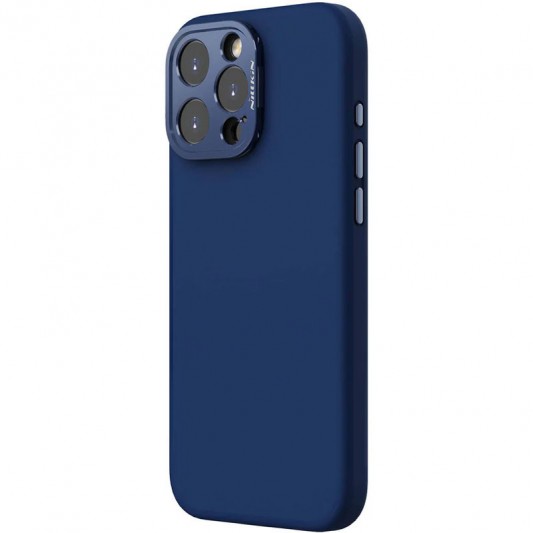 Чехол Silicone Nillkin LensWing Prop Magnetic для Apple iPhone 16 Pro (6.3") Синий / Blue - изображение 3