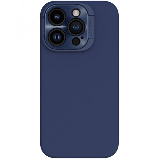 Чохол Silicone Nillkin LensWing Prop Magnetic для Apple iPhone 16 Pro Max (6.9"), Синій / Blue