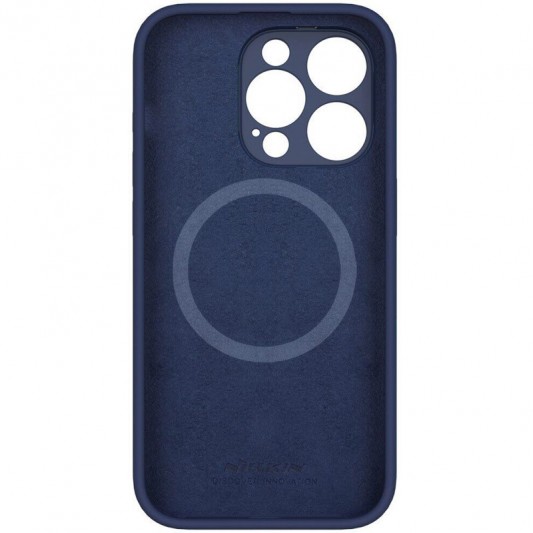 Чохол Silicone Nillkin LensWing Prop Magnetic для Apple iPhone 16 Pro Max (6.9"), Синій / Blue - зображення 1 
