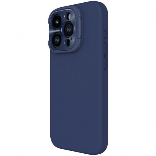 Чохол Silicone Nillkin LensWing Prop Magnetic для Apple iPhone 16 Pro Max (6.9"), Синій / Blue - зображення 3 