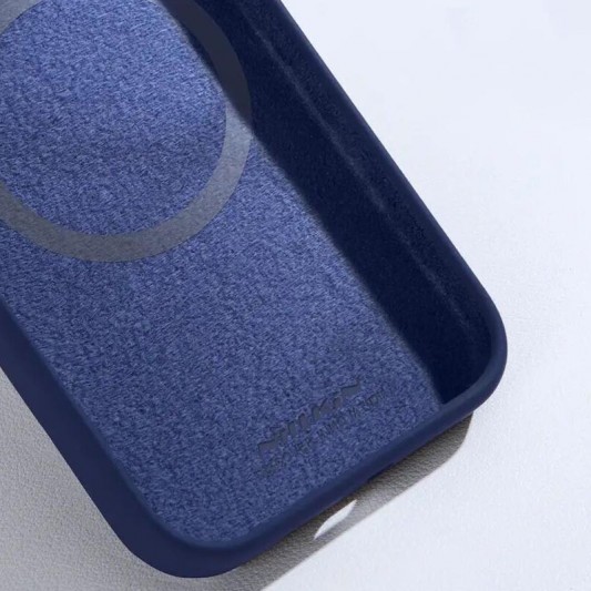 Чохол Silicone Nillkin LensWing Prop Magnetic для Apple iPhone 16 Pro Max (6.9"), Синій / Blue - зображення 4 