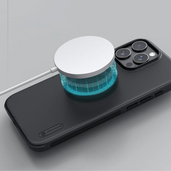 Чохол Nillkin Matte Magnetic Pro для Apple iPhone 16 Pro Max (6.9"), Чорний / Black