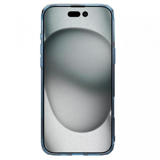 TPU чехол Nillkin Nature Pro Magnetic для Apple iPhone 16 (6.1"), Синий (прозрачный) - изображение 3