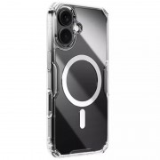 TPU чехол Nillkin Nature Pro Magnetic для Apple iPhone 16 (6.1"), Бесцветный (прозрачный)