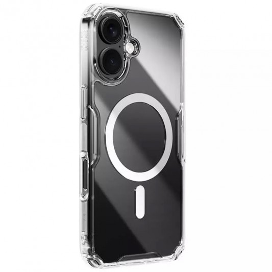 TPU чохол Nillkin Nature Pro Magnetic для Apple iPhone 16 (6.1"), Безбарвний (прозорий)