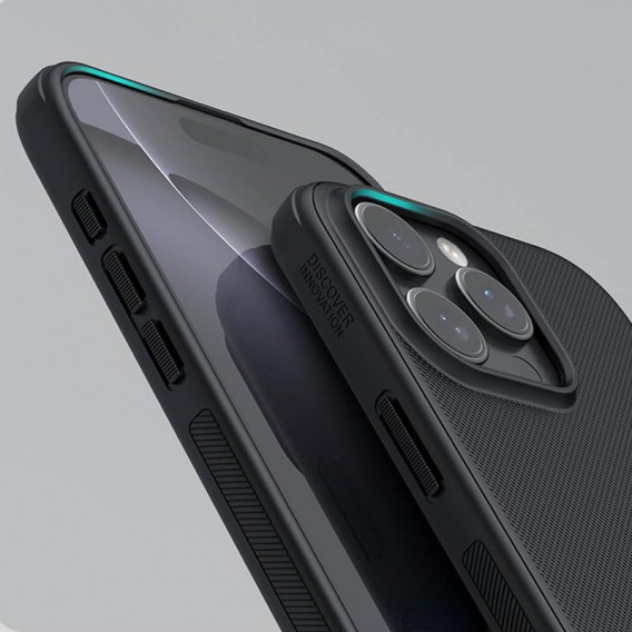 Чохол Nillkin Matte Pro для Apple iPhone 16 Pro (6.3"), Чорний / Black