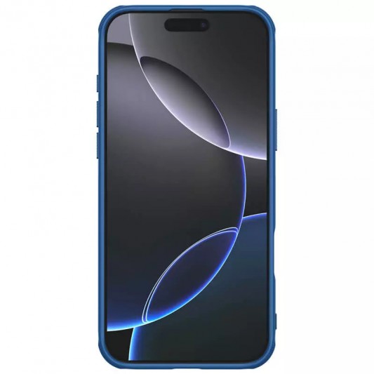 Чехол Nillkin Matte Pro для Apple iPhone 16 Pro (6.3") Синий / Blue - изображение 3