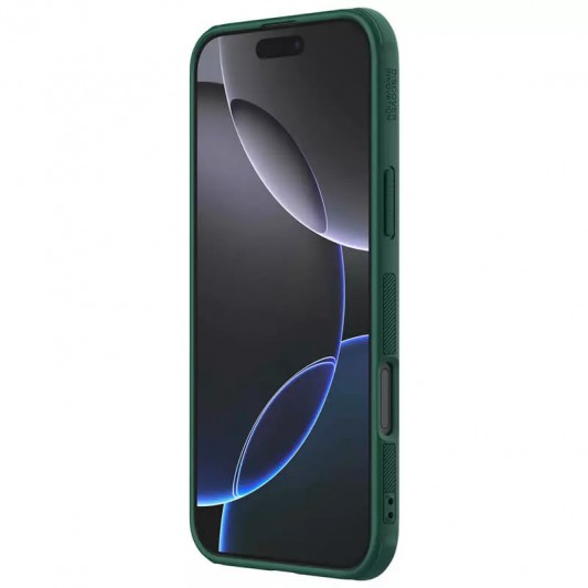 Чехол Nillkin Matte Pro для Apple iPhone 16 Pro (6.3"), Зеленый / Deep Green - изображение 4