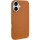 Кожаный чехол Carved with MagSafe для Apple iPhone 16 (6.1") Orange