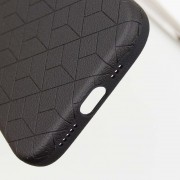 Кожаный чехол Carved with MagSafe для Apple iPhone 16 (6.1"), Black