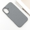 Кожаный чехол Carved with MagSafe для Apple iPhone 16 (6.1"), Grey