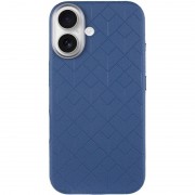 Кожаный чехол Carved with MagSafe для Apple iPhone 16 (6.1"), Blue