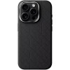 Кожаный чехол Carved with MagSafe для Apple iPhone 16 Pro (6.3"), Black