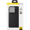Кожаный чехол Carved with MagSafe для Apple iPhone 16 Pro (6.3"), Black