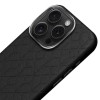 Кожаный чехол Carved with MagSafe для Apple iPhone 16 Pro (6.3"), Black