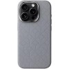 Шкіряний чохол Carved with MagSafe для Apple iPhone 16 Pro (6.3"), Grey