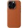 Кожаный чехол Carved with MagSafe для Apple iPhone 16 Pro (6.3") Orange
