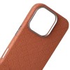 Шкіряний чохол Carved with MagSafe для Apple iPhone 16 Pro (6.3"), Orange