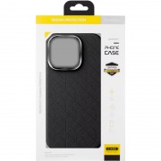 Кожаный чехол Carved with MagSafe для Apple iPhone 16 Pro Max (6.9"), Black