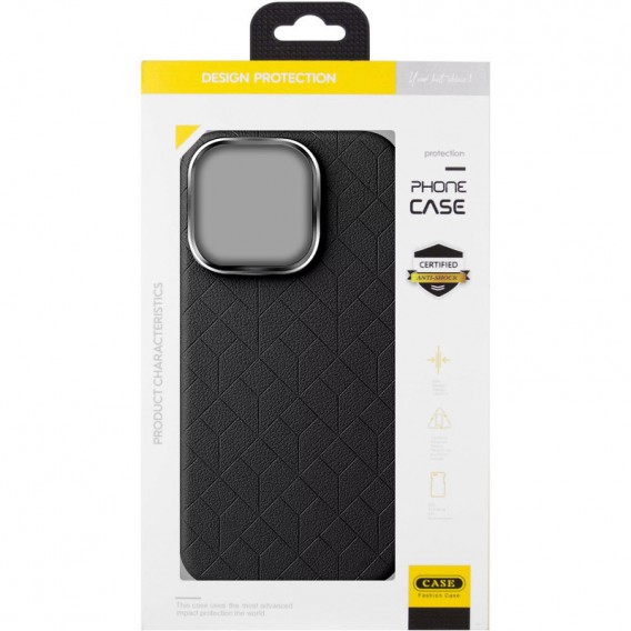 Шкіряний чохол Carved with MagSafe для Apple iPhone 16 Pro Max (6.9"), Black