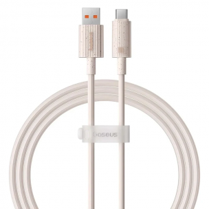 Дата кабель Baseus Habitat Series Fast Charging USB to Type-C 100W (1m) (P10360203421) Wheat Pink Дата кабель Baseus Habitat Series Fast Charging USB to Type-C 100W (1m) (P10360203421) Wheat Pink